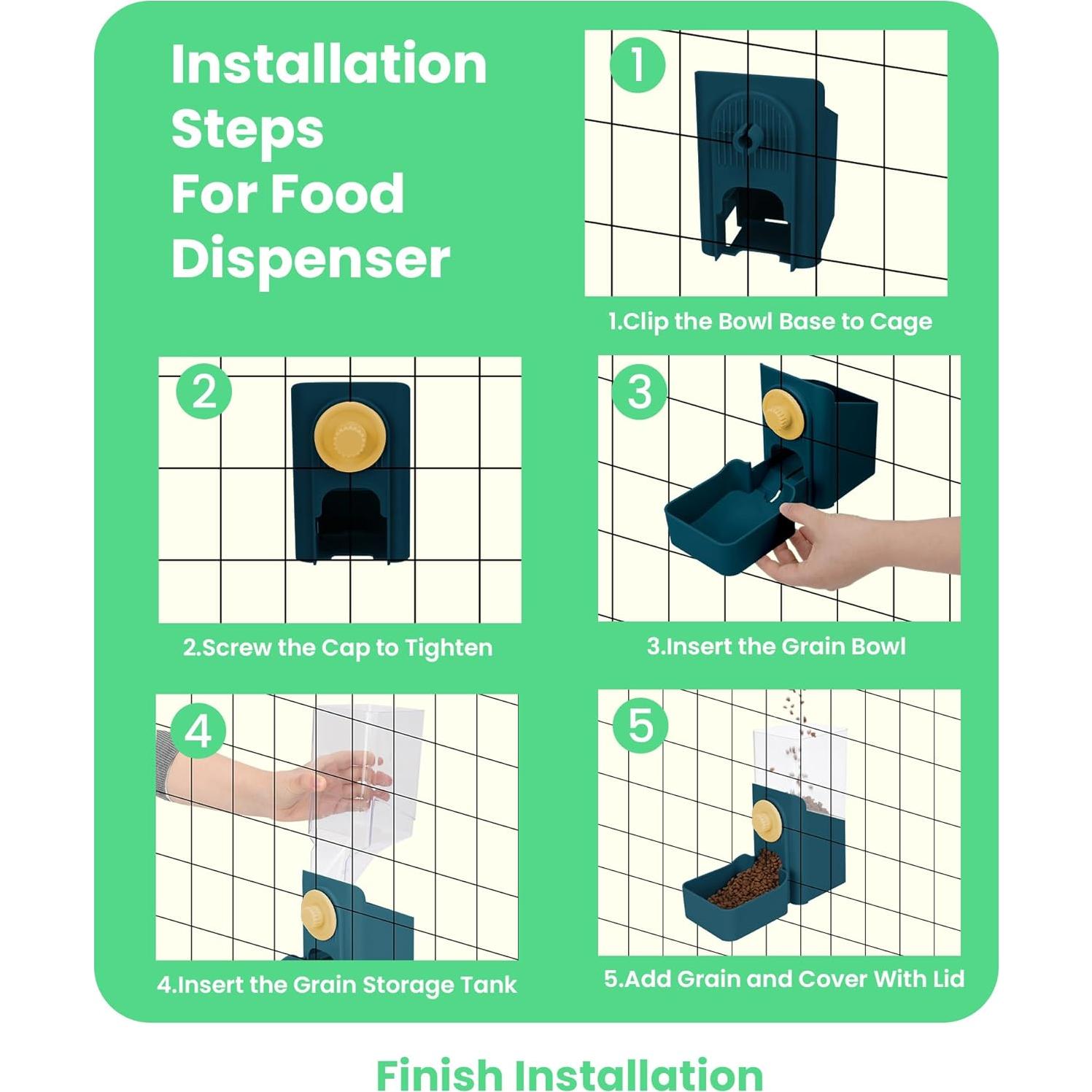 Dispensador Automático de Comida para Mascotas Hugyou 1400ml