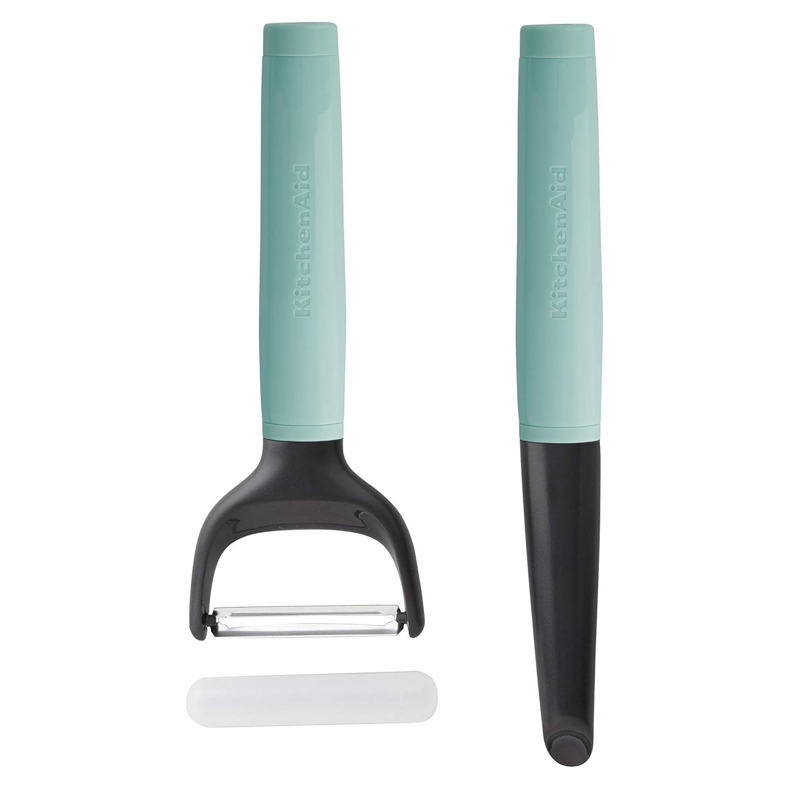 Set de 2 Peladores KitchenAid Euro y Y Acero Inoxidable Aqua