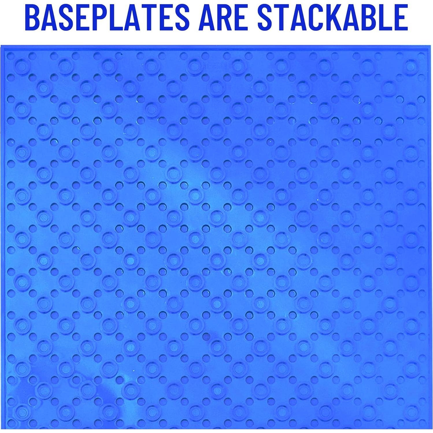 Placas Base Apilables 6x6 Strictly Briks 12 Piezas Colores