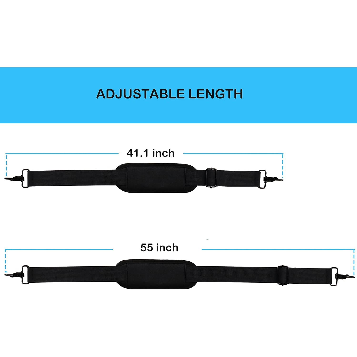 Correa de Hombro Ajustable AREYLO para Laptop 139.7 cm Negra