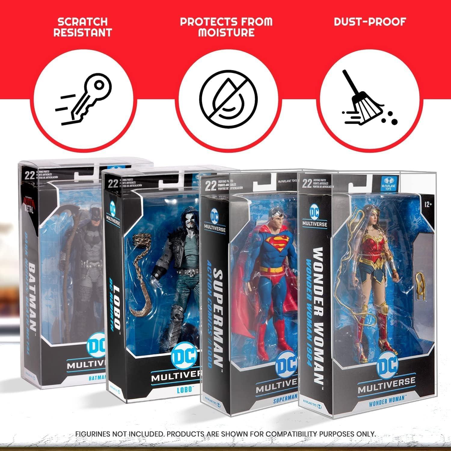 Protector de Figuras de Acción EVORETRO 10 Piezas 17.78 cm