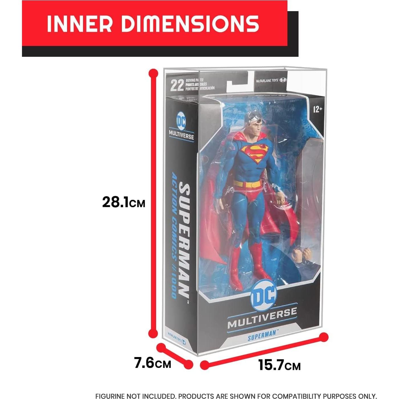 Protector de Figuras de Acción EVORETRO 10 Piezas 17.78 cm