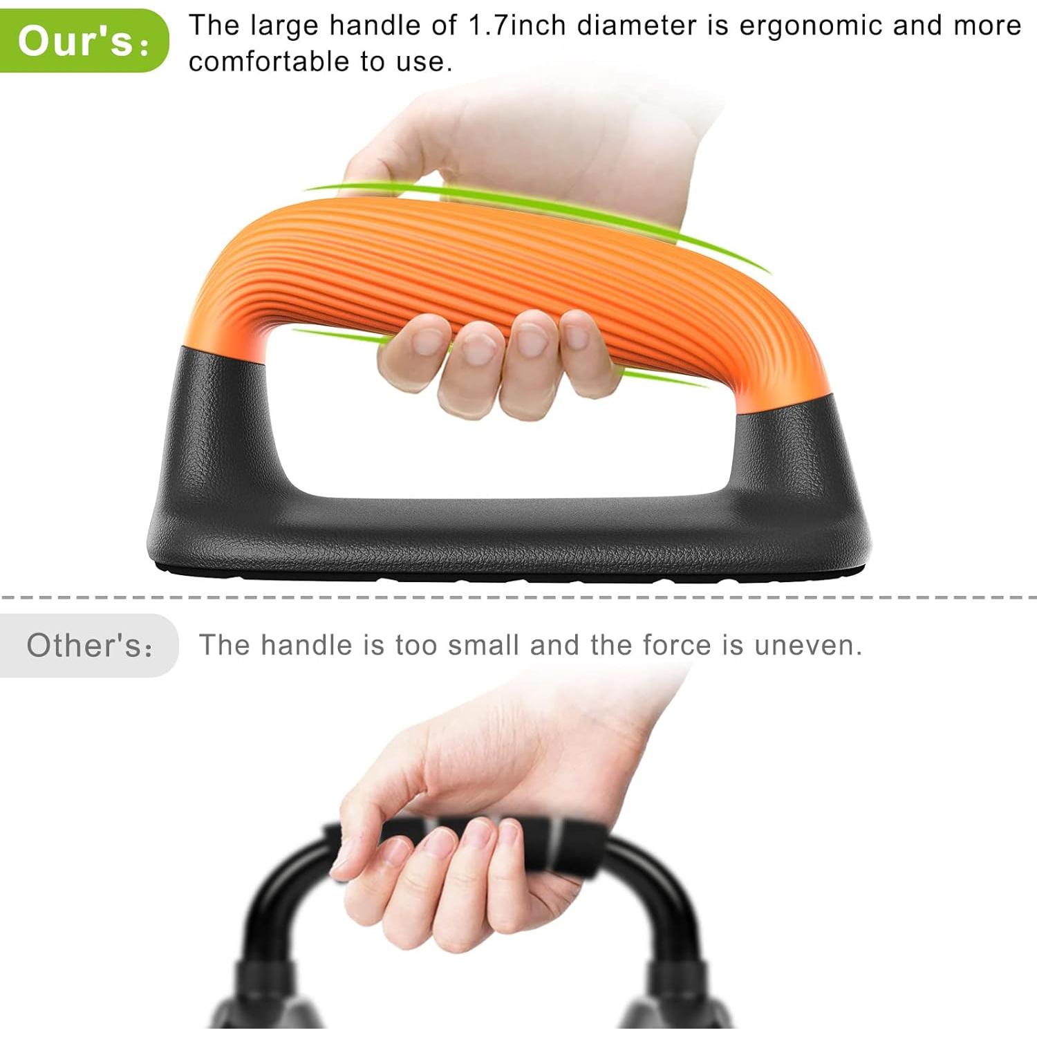 Barras de Flexiones Kipika Antideslizantes 2PCS 1000 lbs