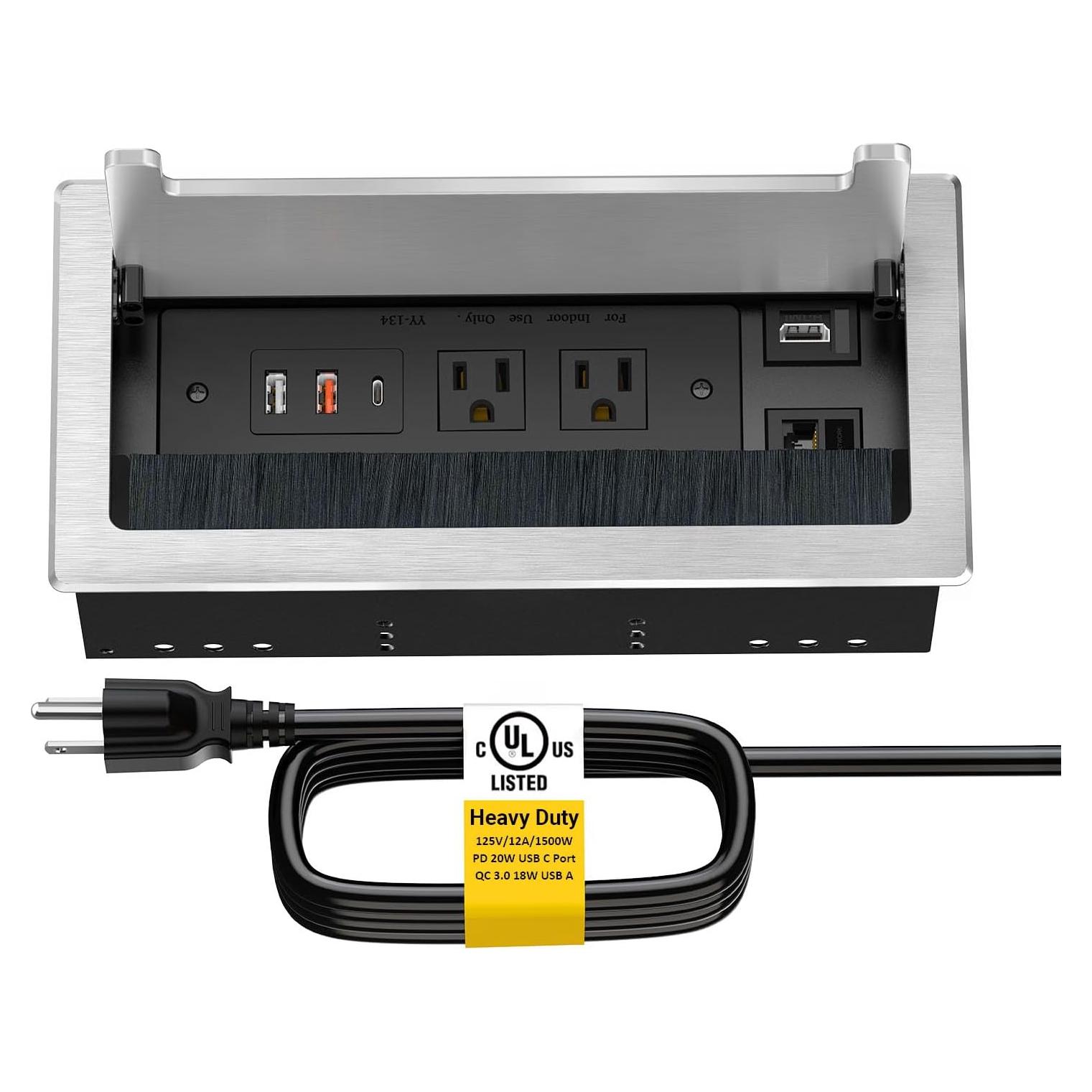 Conector de Potencia Kungfuking para Mesa de Conferencias 7 en 1