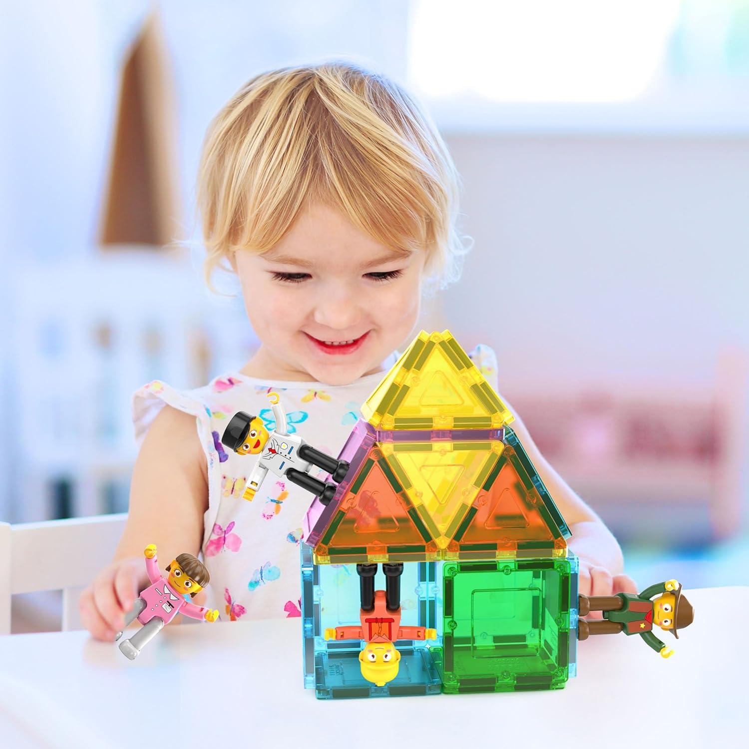 PicassoTiles Juguete de Construcción 4 Profesiones STEM PTA02