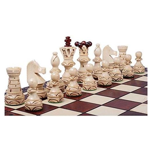 Piezas de Ajedrez de Madera Embajada - Fieltro y Pesadas