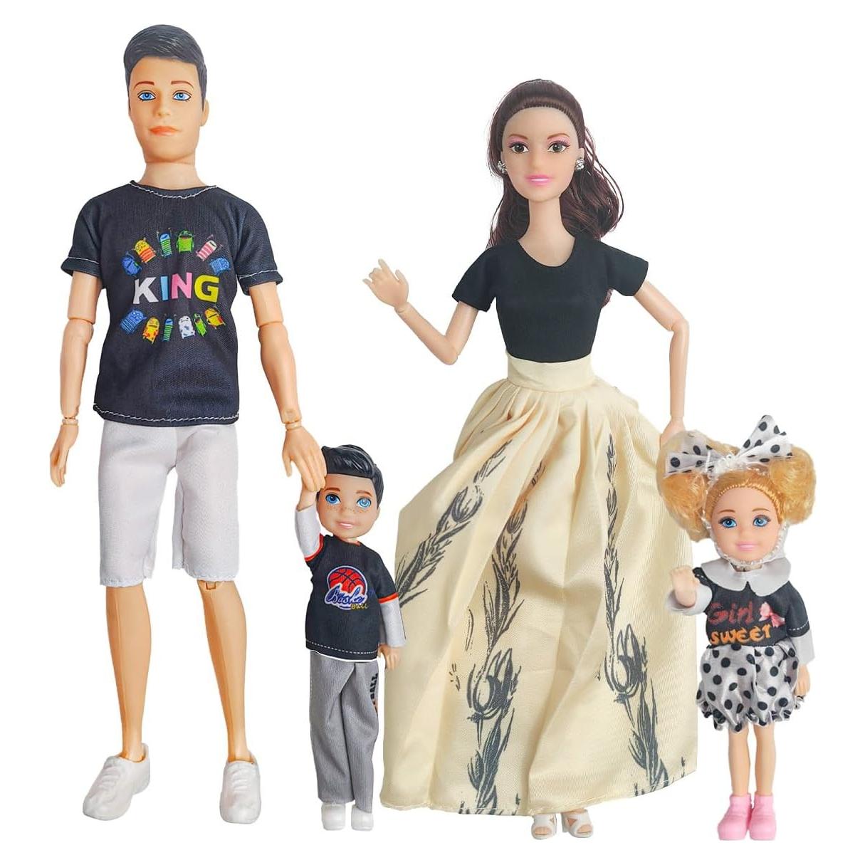 Conjunto de Figuras de Acción Familiares Ediciones D 6,35x5,08cm