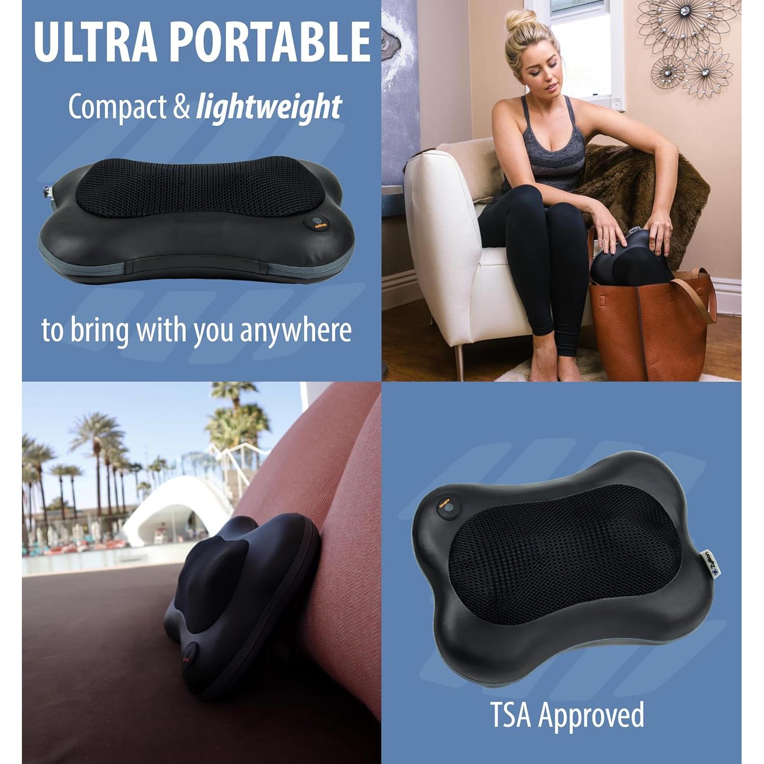 Masajeador Zyllion ZMA-13 para Espalda y Cuello con Calor