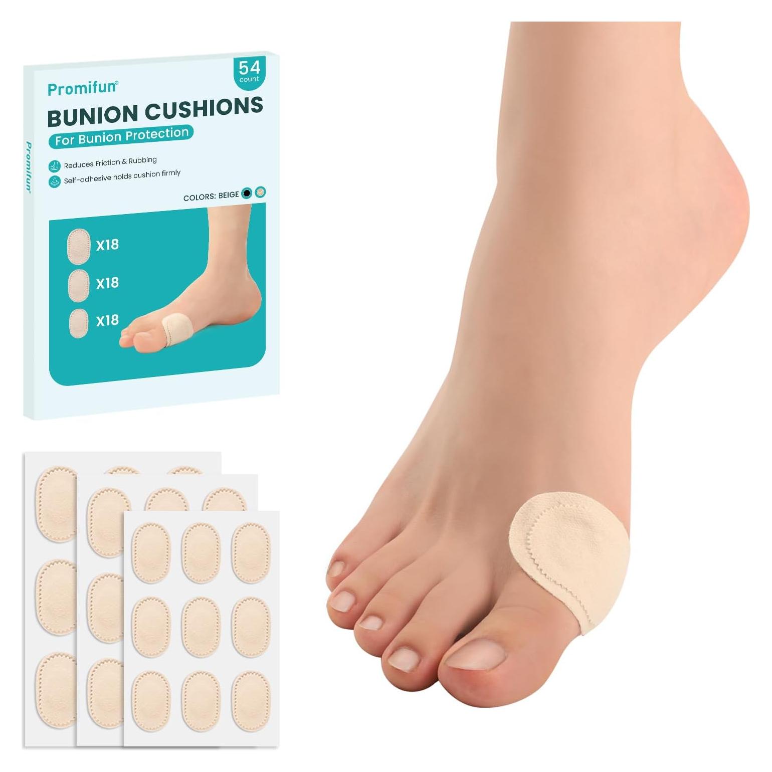 Almohadillas para Juanetes Promifun - 54 Unidades Multi-tamaño