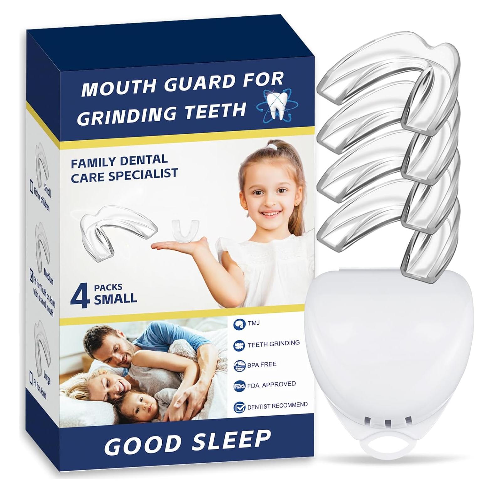 Paquete de 4 Protectores Bucales Mictaning para Niños - Pequeño