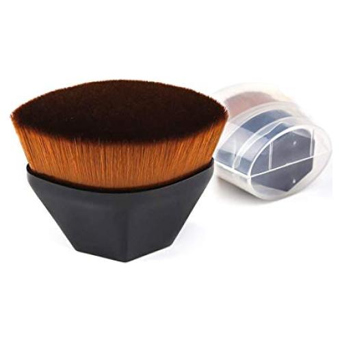 Brocha de Maquillaje JOSALINAS Sunmy Negra para Base y Polvo