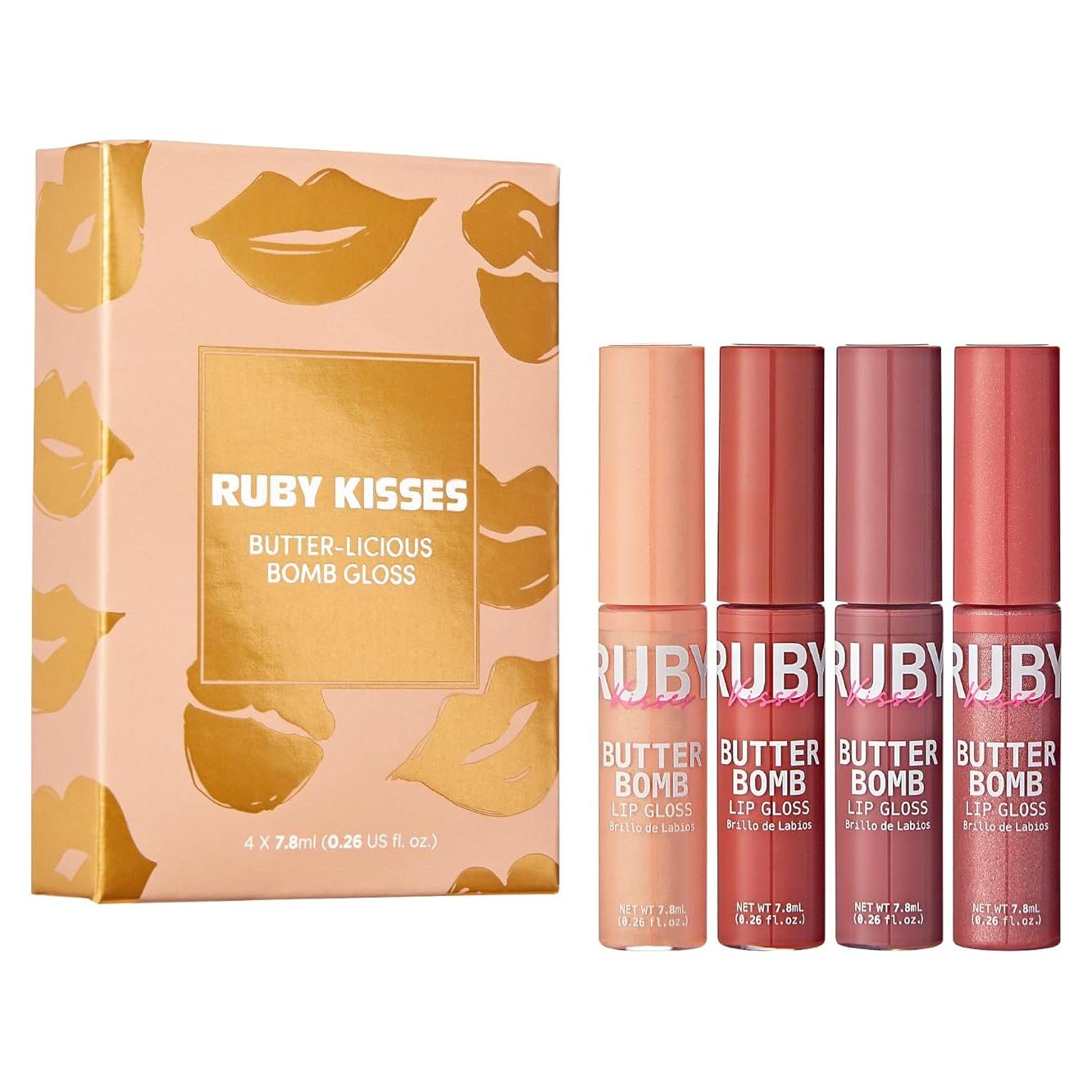 Brillo de Labios Ruby Kisses Butter Bomb 7.8mL No Pegajoso
