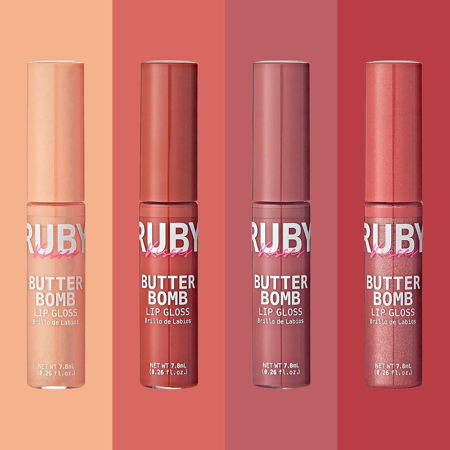 Brillo de Labios Ruby Kisses Butter Bomb 7.8mL No Pegajoso