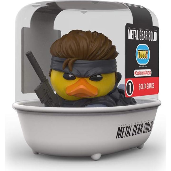 TUBBZ Pato Coleccionable Solid Snake Vinilo 9 cm