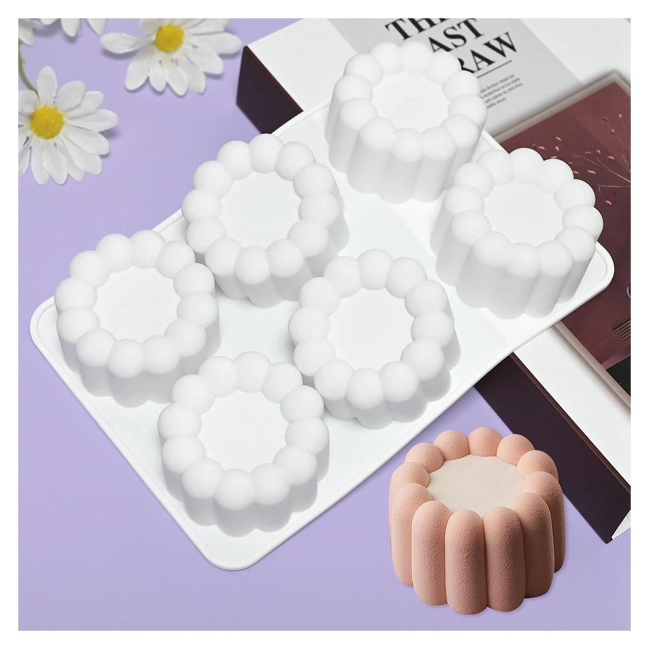 Molde de Silicona para Pastel de Mousse Mostsom A_ Flower