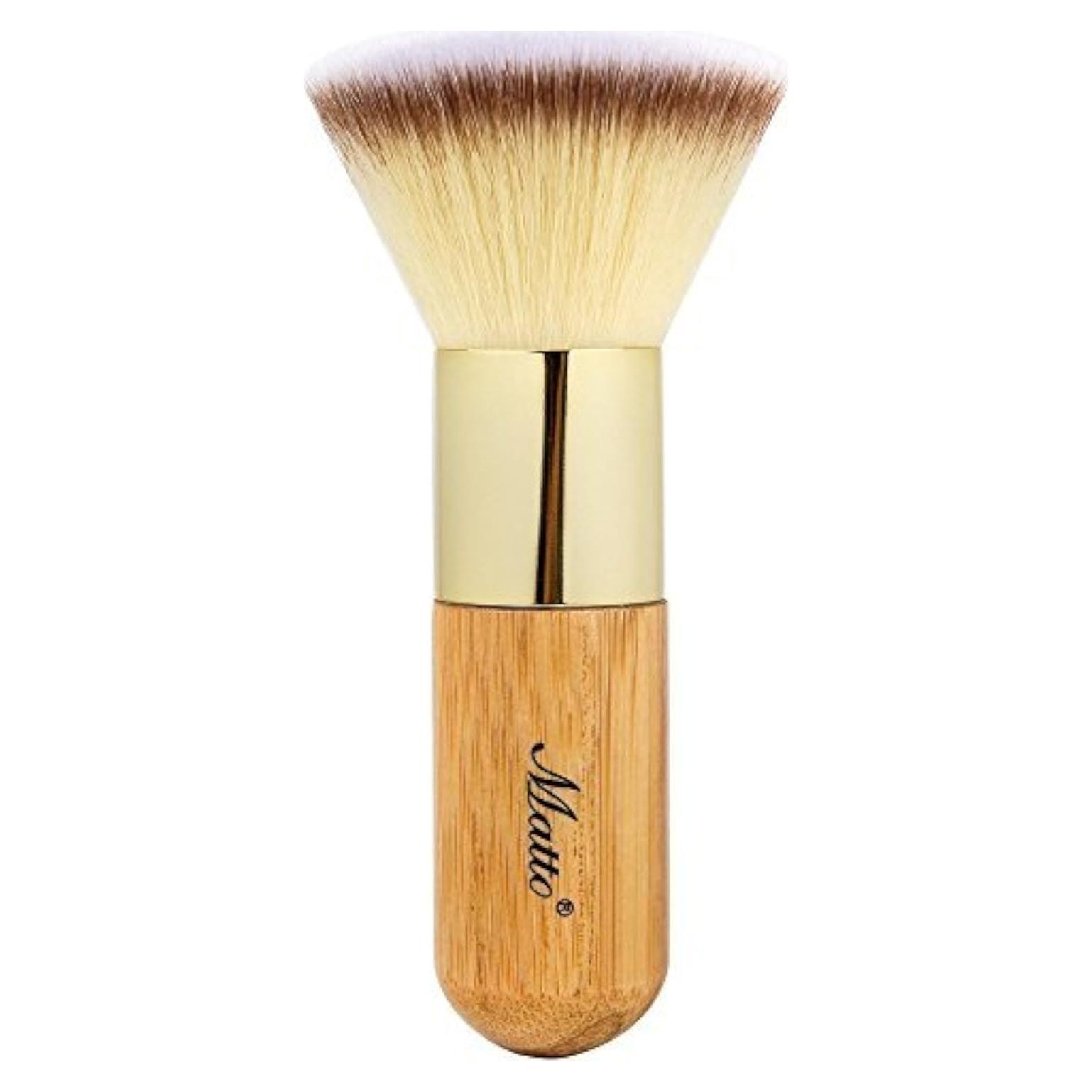 Brocha Kabuki Plana Matto - Maquillaje Base Líquida y Polvo