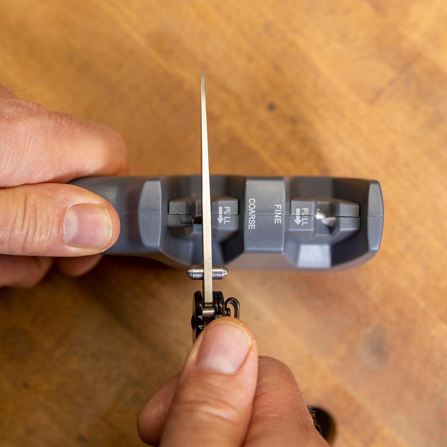 Afilador de cuchillos Smith's Pro Pull-Thru 2 etapas