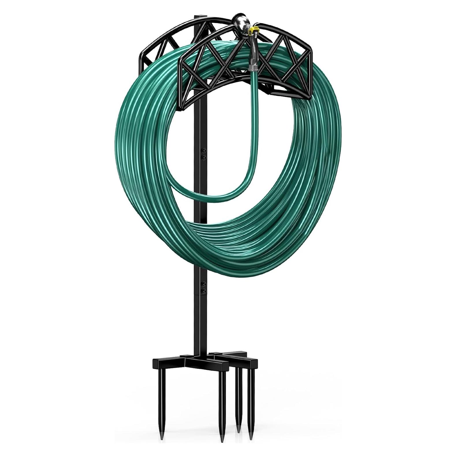 Soporte para Manguera de Jardín Winpull Metal Negro 2 Estilos
