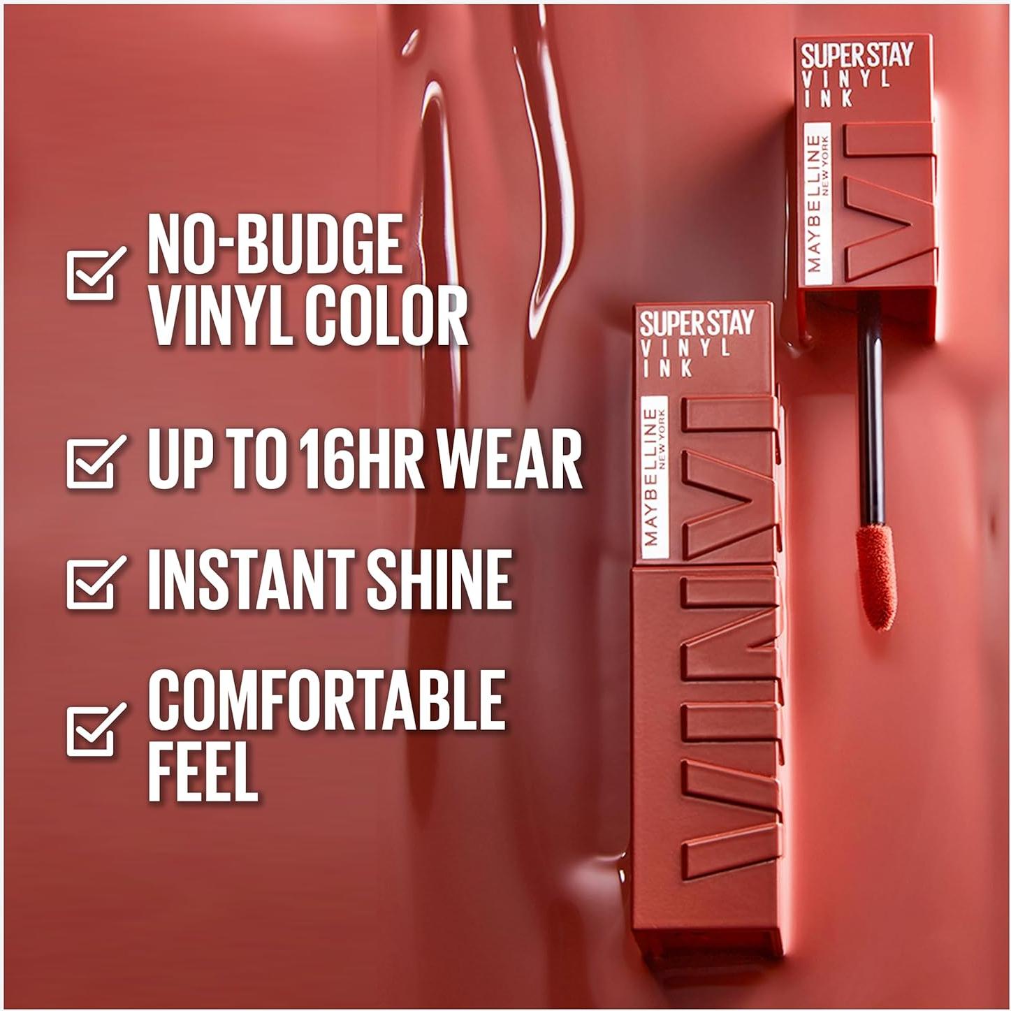 Labial Líquido Maybelline Super Stay Vinyl Ink 4.1 ml Rosa Captivated