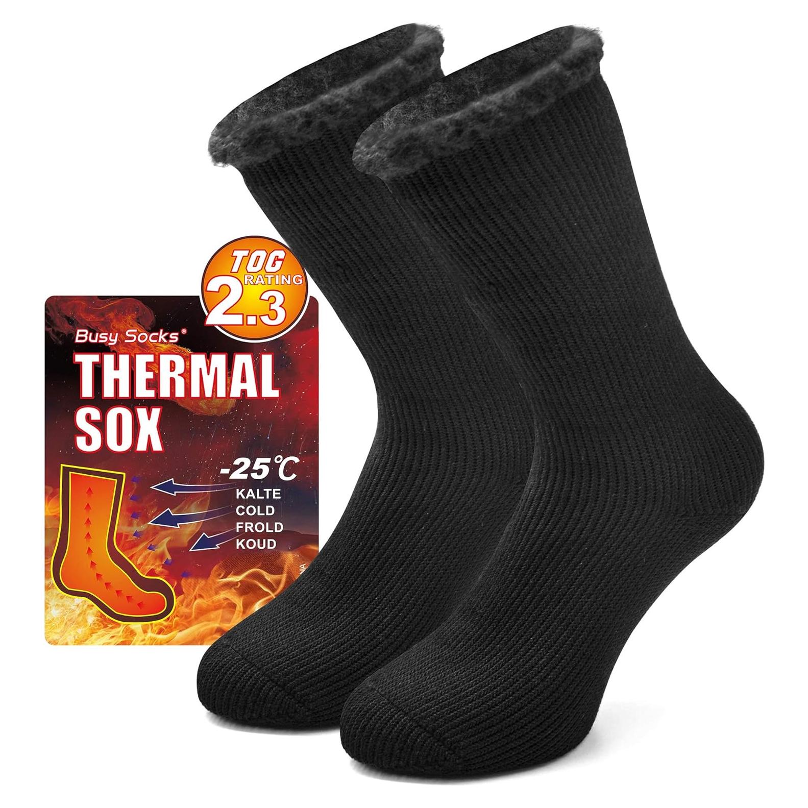 Calcetines Térmicos Aislados Busy Socks para Climas Fríos