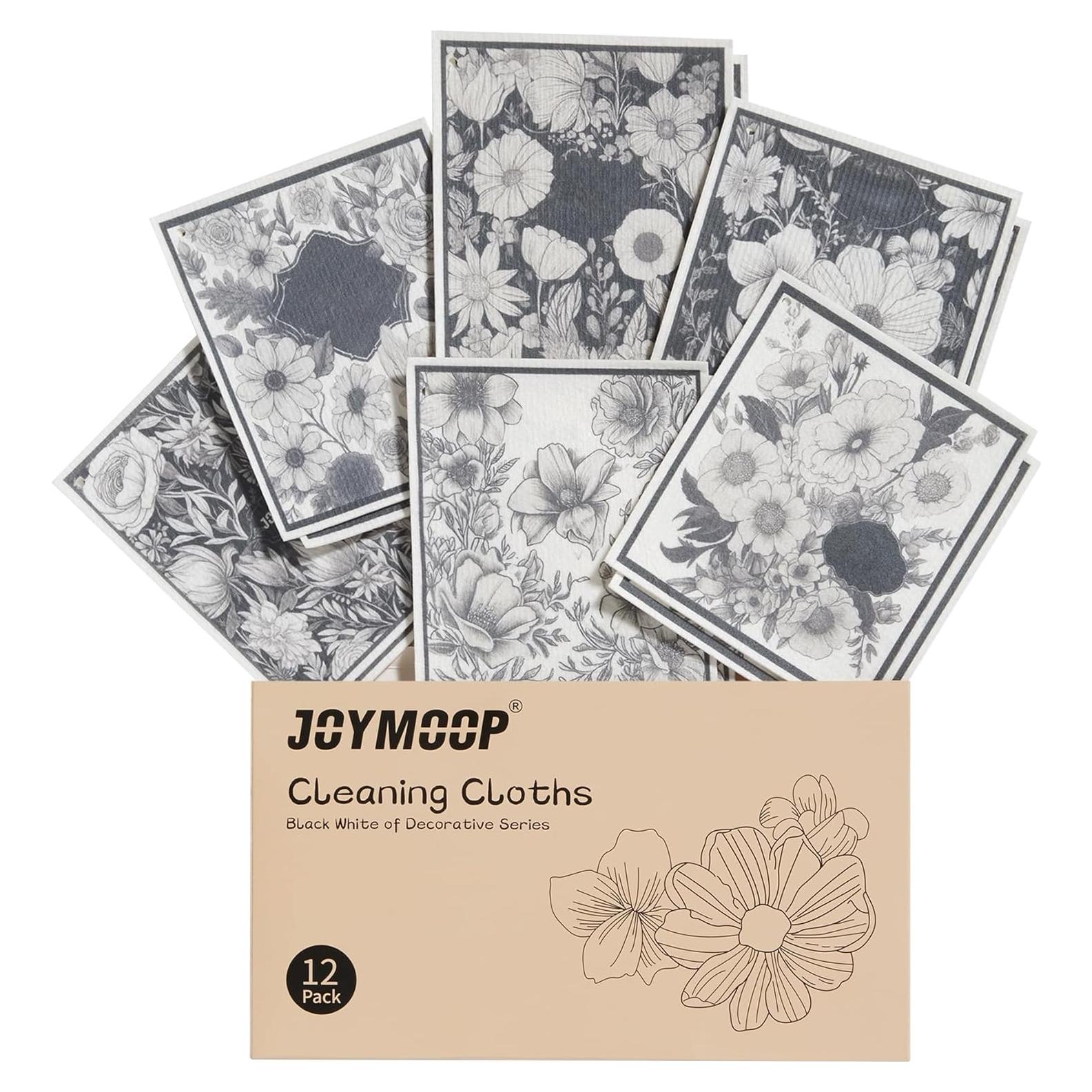 Paños de Limpieza Reutilizables JOYMOOP 12 Piezas 17x20 cm