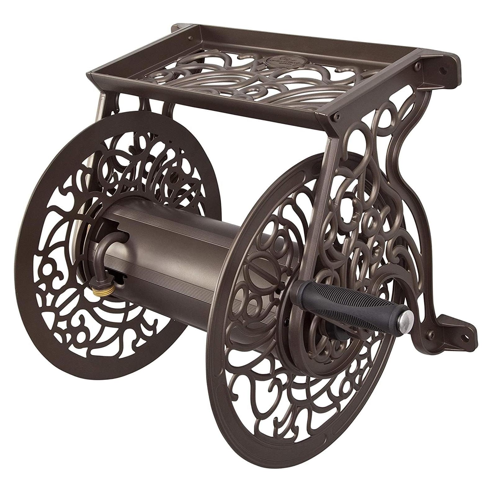 Carrete de Manguera de Pared Liberty Garden 704 - Bronce, 38.1m