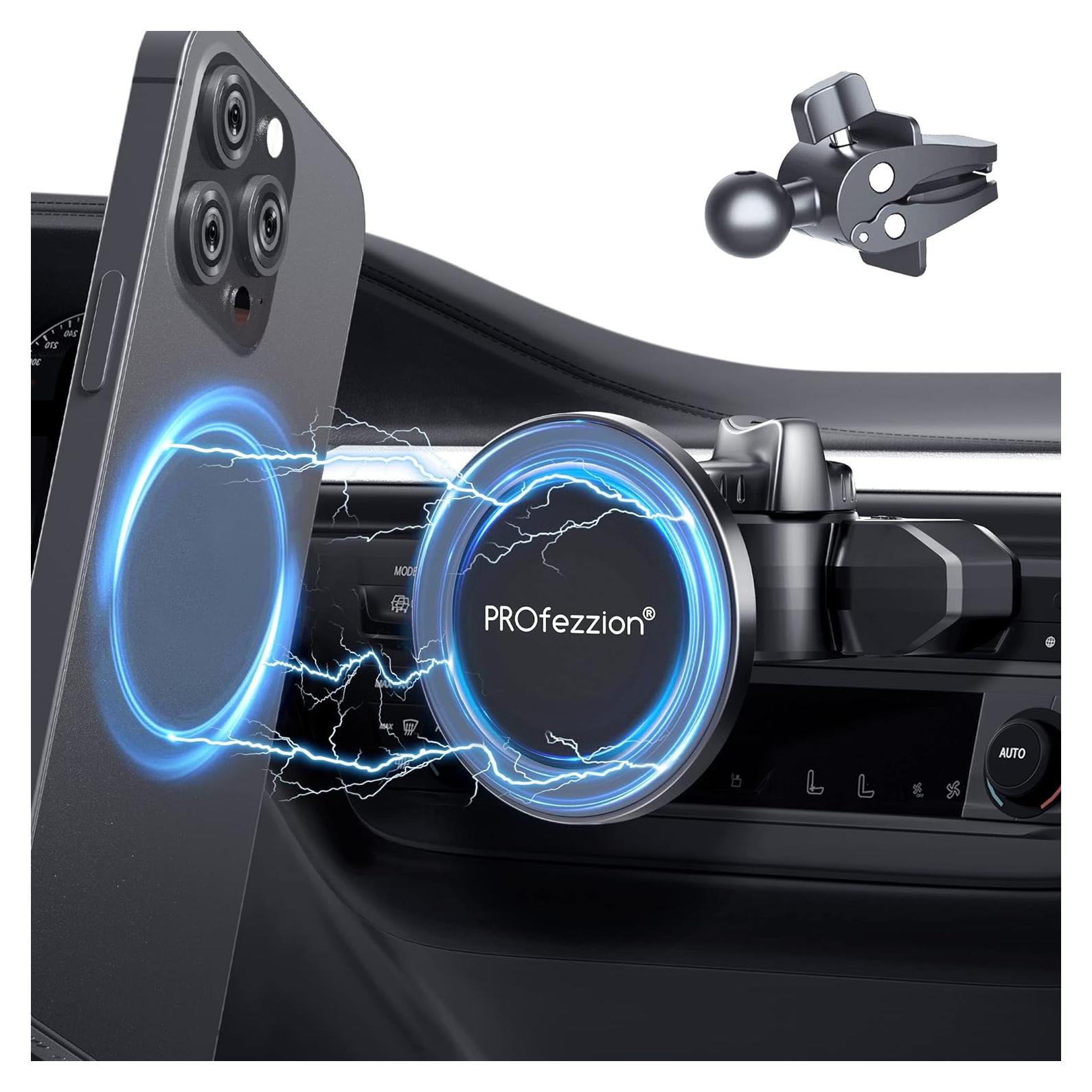 Soporte Magnético para Teléfono PROfezzion MagSafe CD/Ventilación