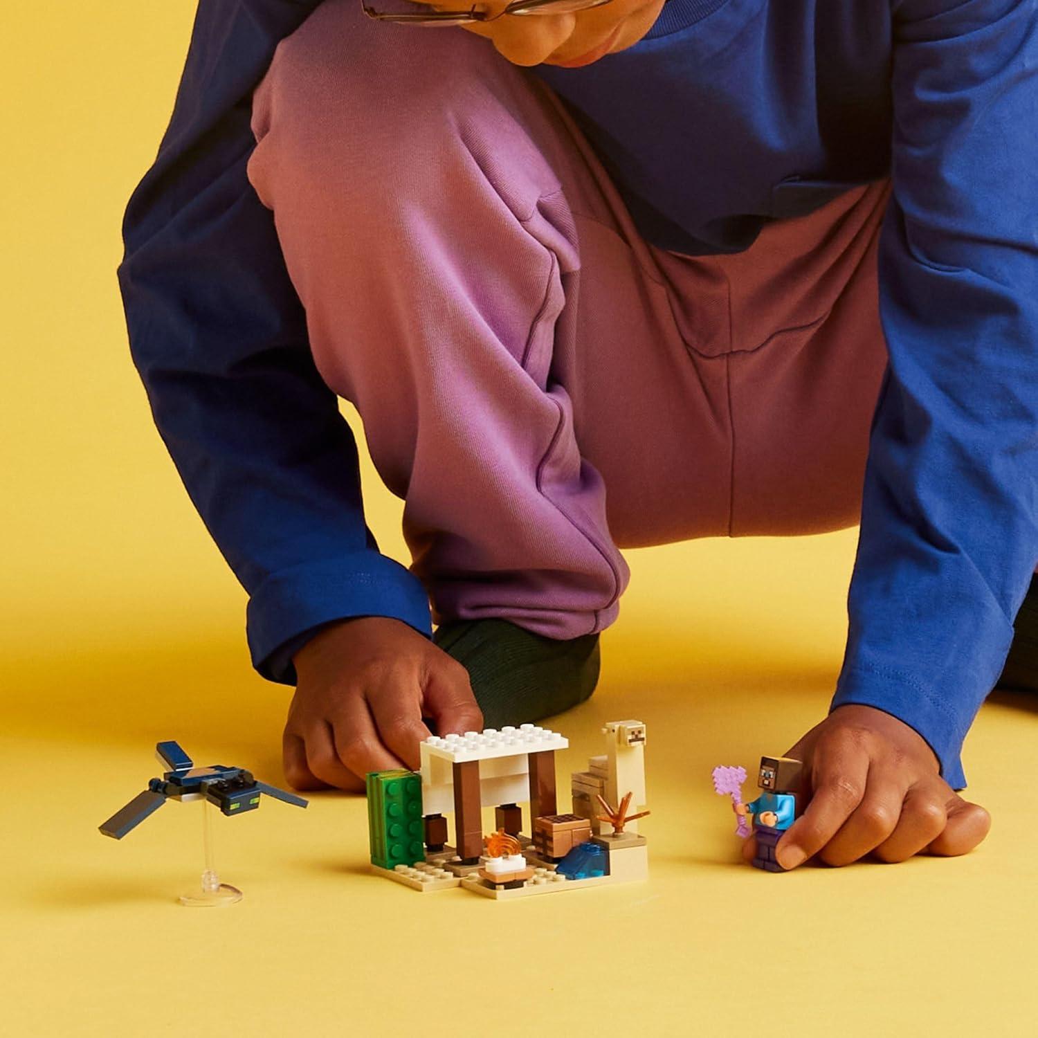 LEGO Minecraft Expedición Desértica Steve 75 Piezas