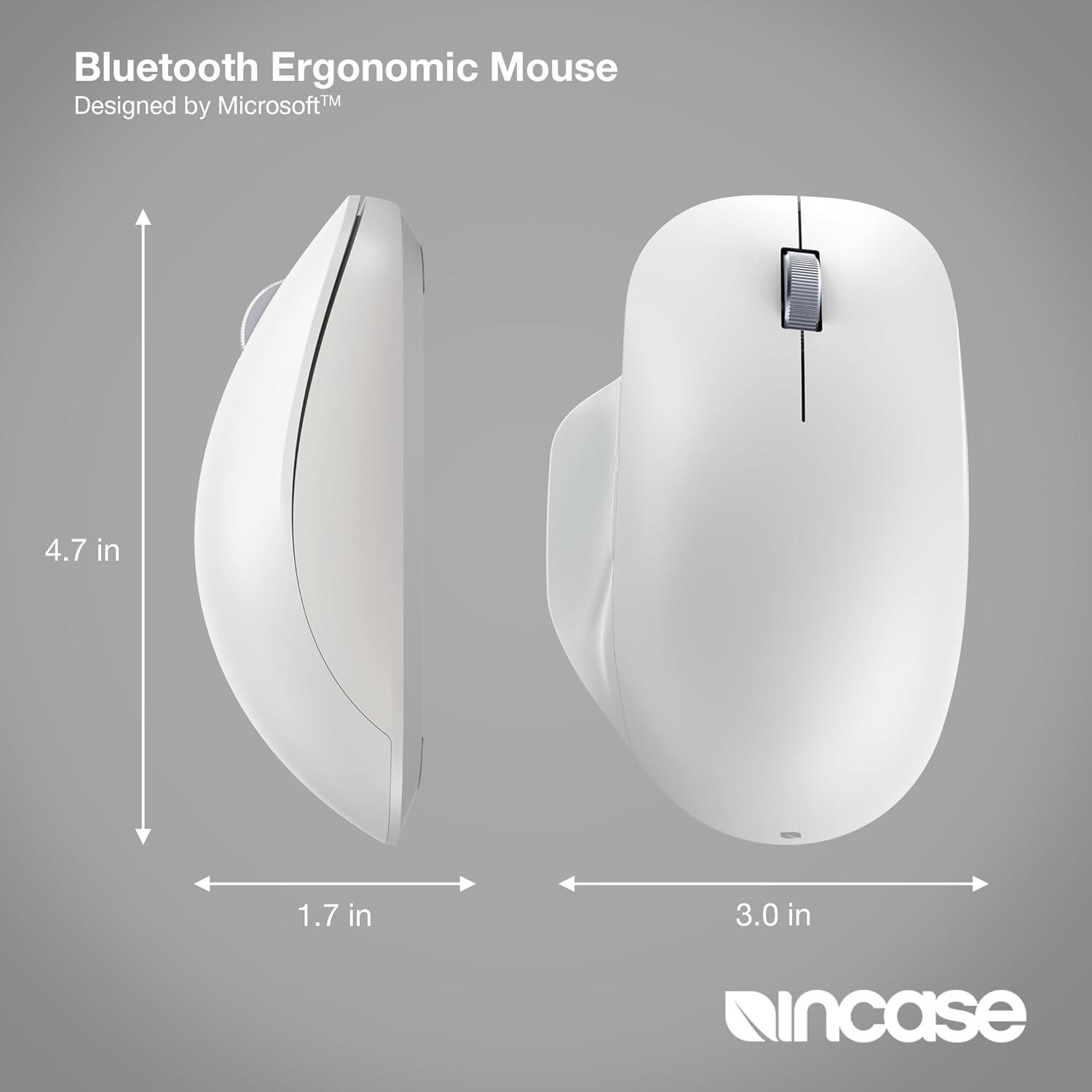 Mouse Ergonómico Bluetooth Incase - Microsoft - Glaciar