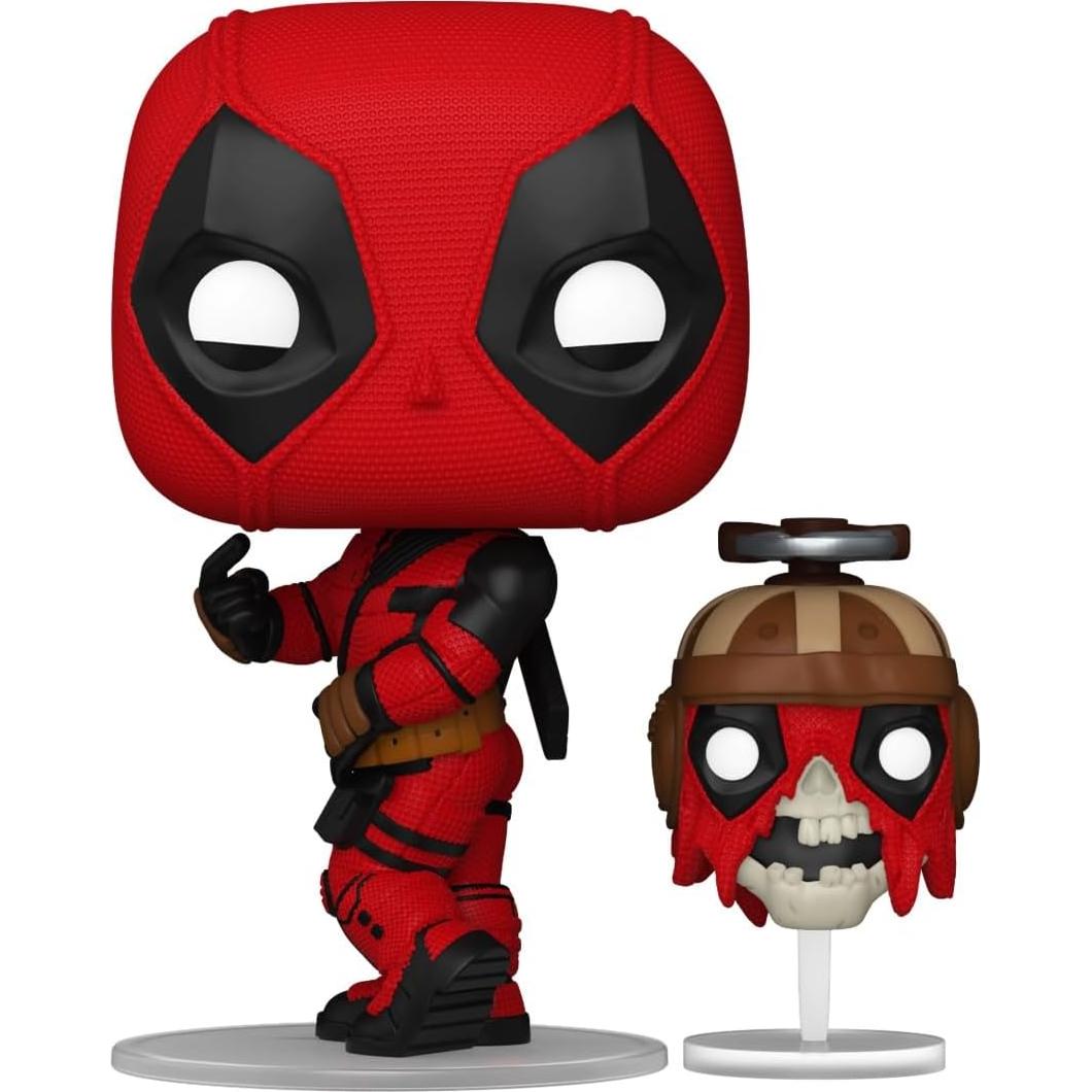 Figura Funko Pop! Deadpool & Wolverine con Headpool - 11.4 cm