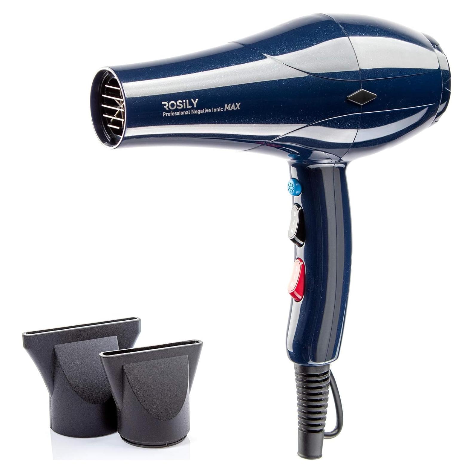 Secador de Pelo Iónico Profesional Rosily 2200W Azul