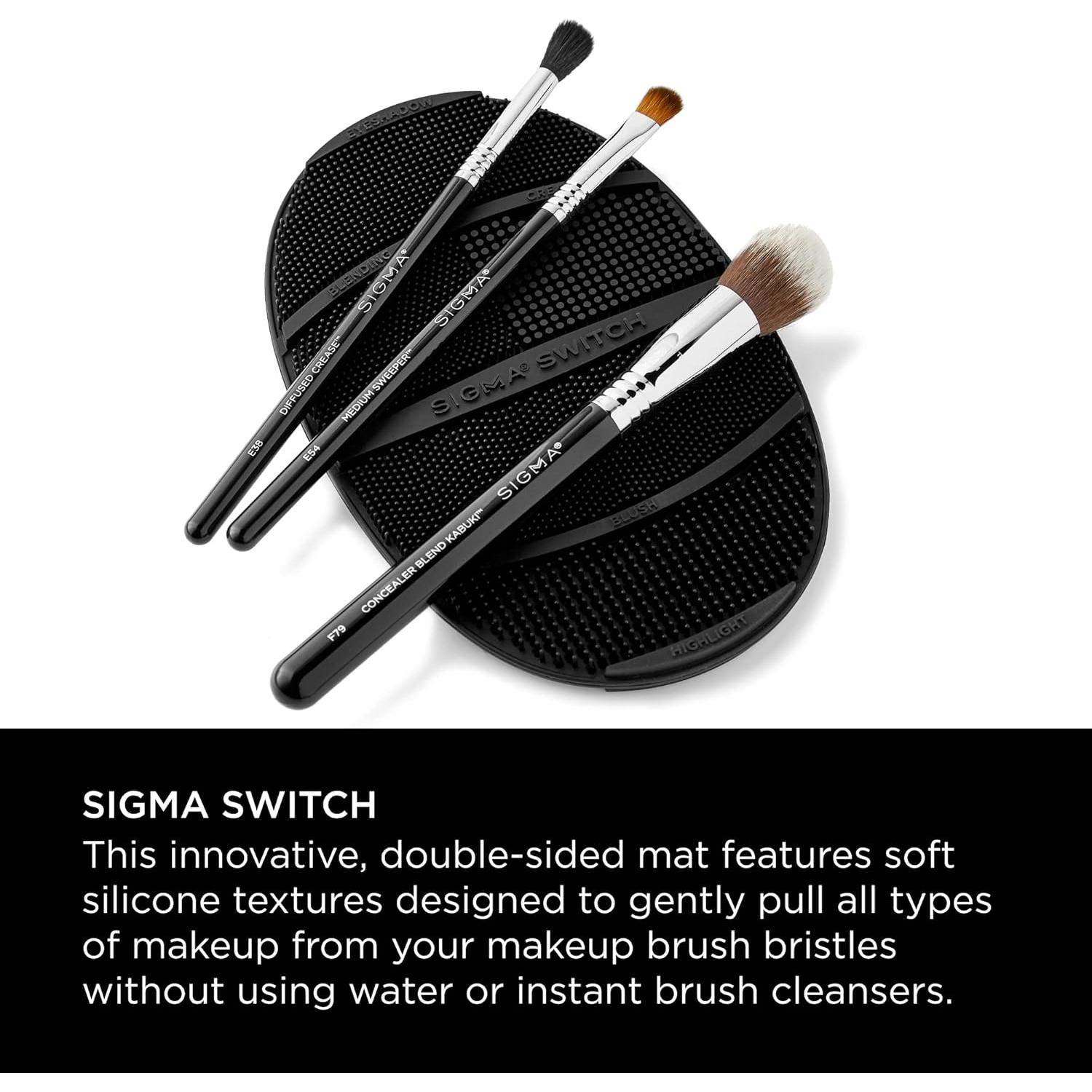 Sigma Switch - Limpiador de brochas de maquillaje de silicona