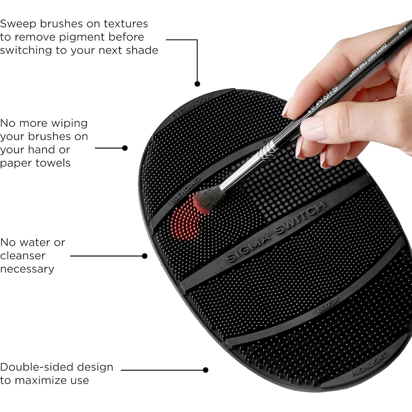 Sigma Switch - Limpiador de brochas de maquillaje de silicona