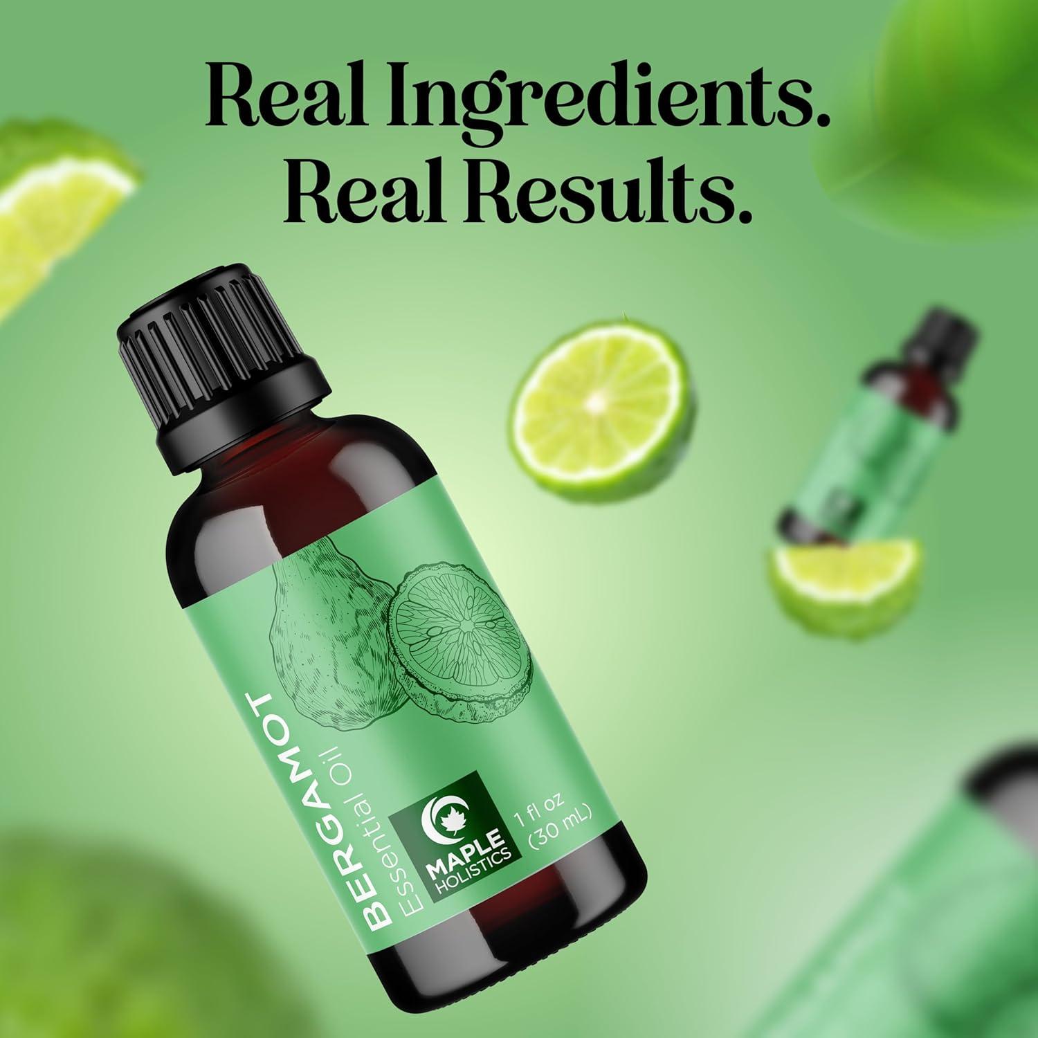 Aceite Esencial de Bergamota Maple Holistics 30ml - Puro y Natural