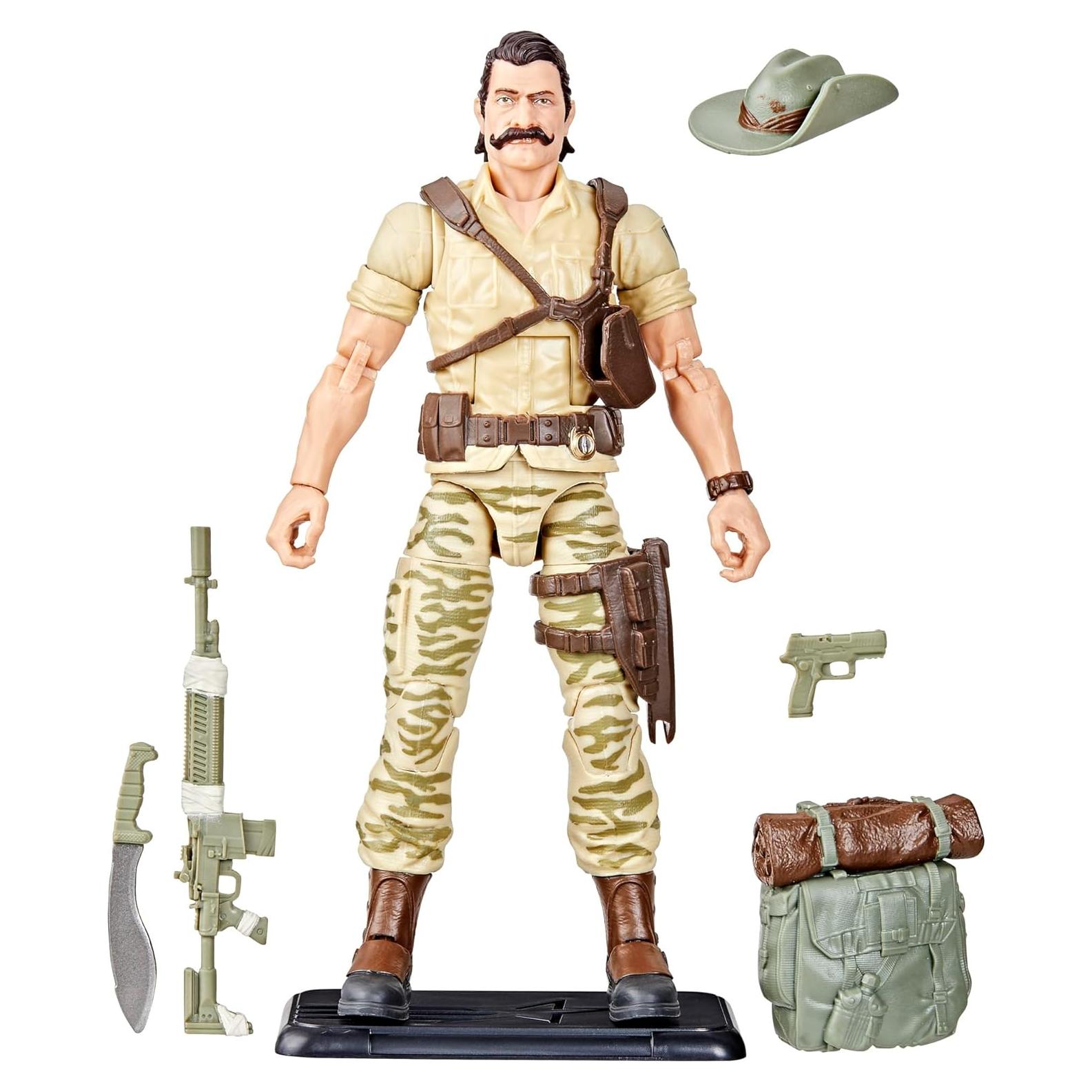 Figura de Acción G.I. Joe Recondo 15 cm con 7 Accesorios