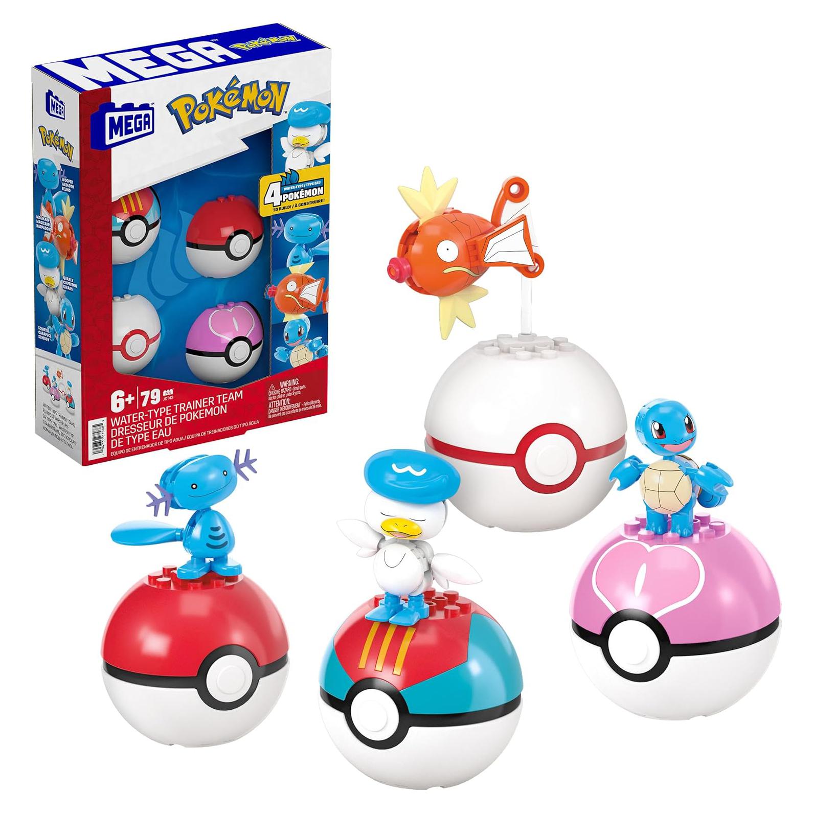Set de Juguetes de Construcción Pokémon Tipo Agua - MEGA