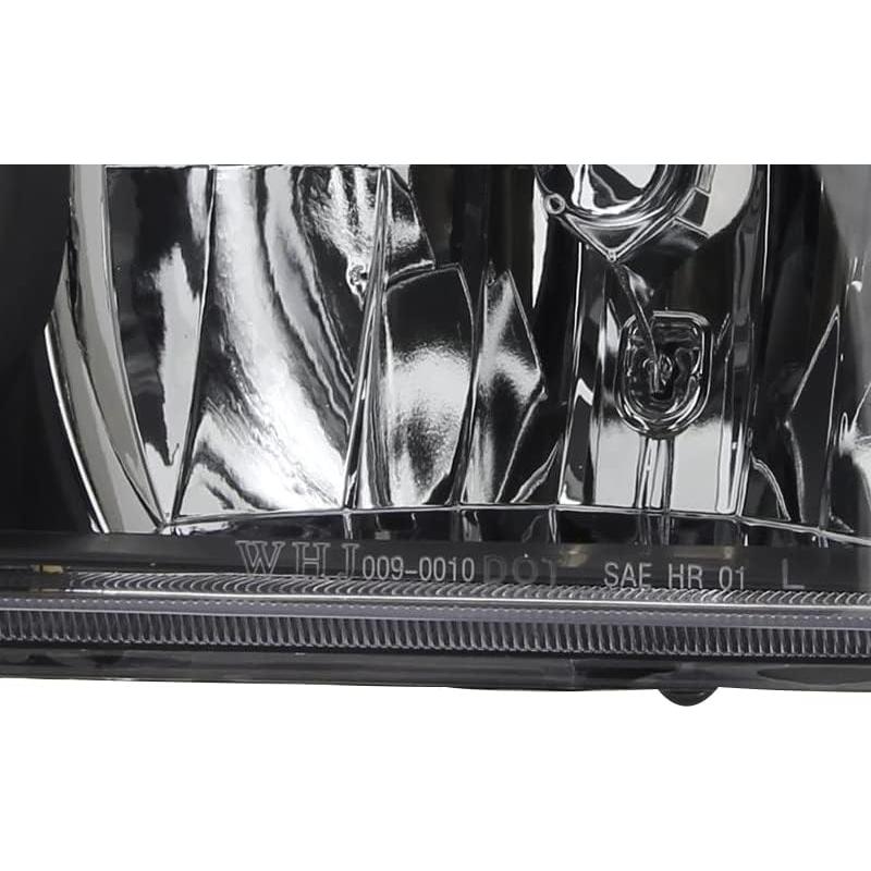 Faros de Carrocería Negra Spec-D para Toyota Corolla 2001-2002