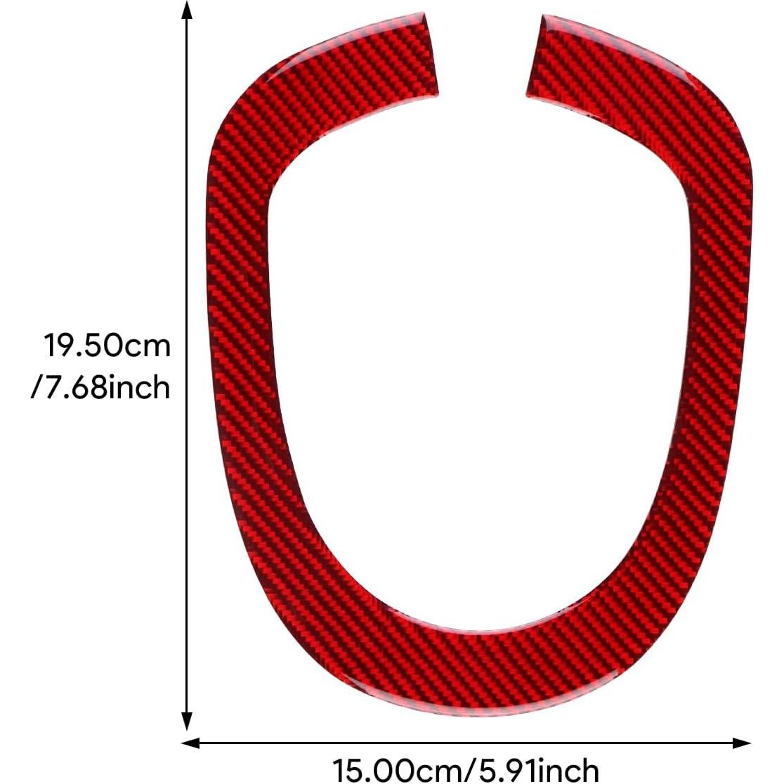 Cubierta de Cambio Automático FXETRNL para Toyota Yaris 2006-2011 - Carbono Rojo
