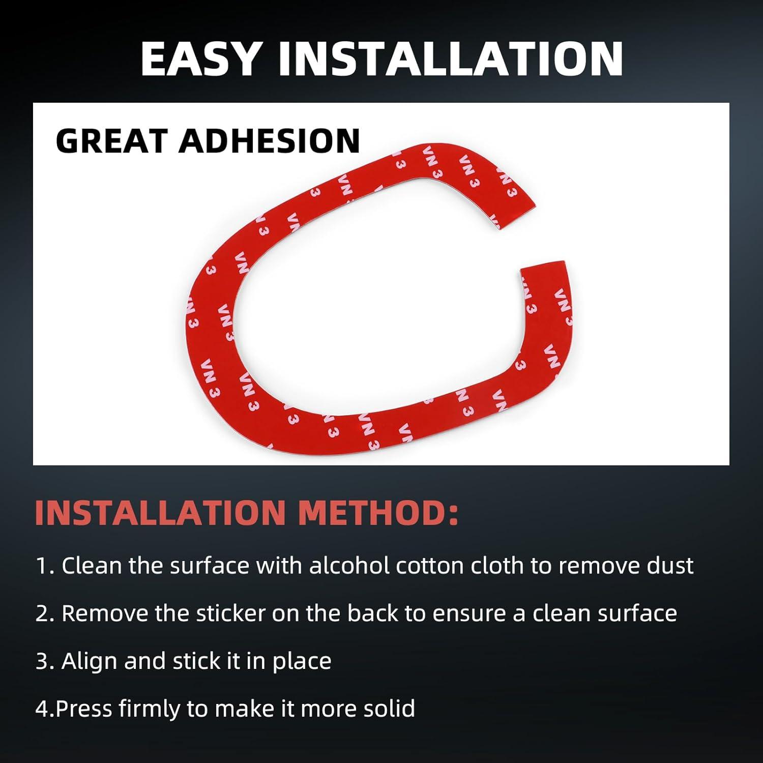 Cubierta de Cambio Automático FXETRNL para Toyota Yaris 2006-2011 - Carbono Rojo