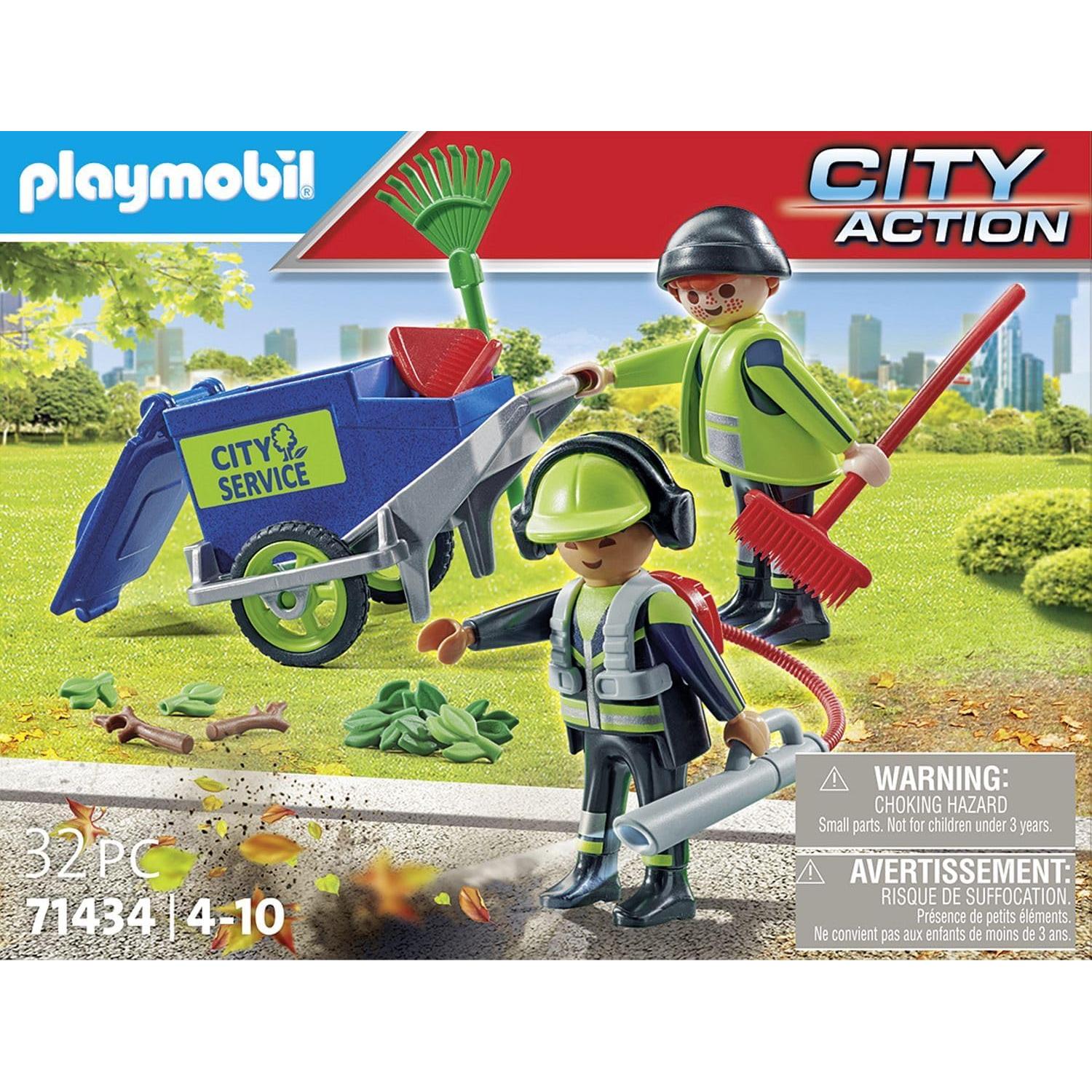 PLAYMOBIL Equipo de Limpieza 71434 Set 32 Piezas