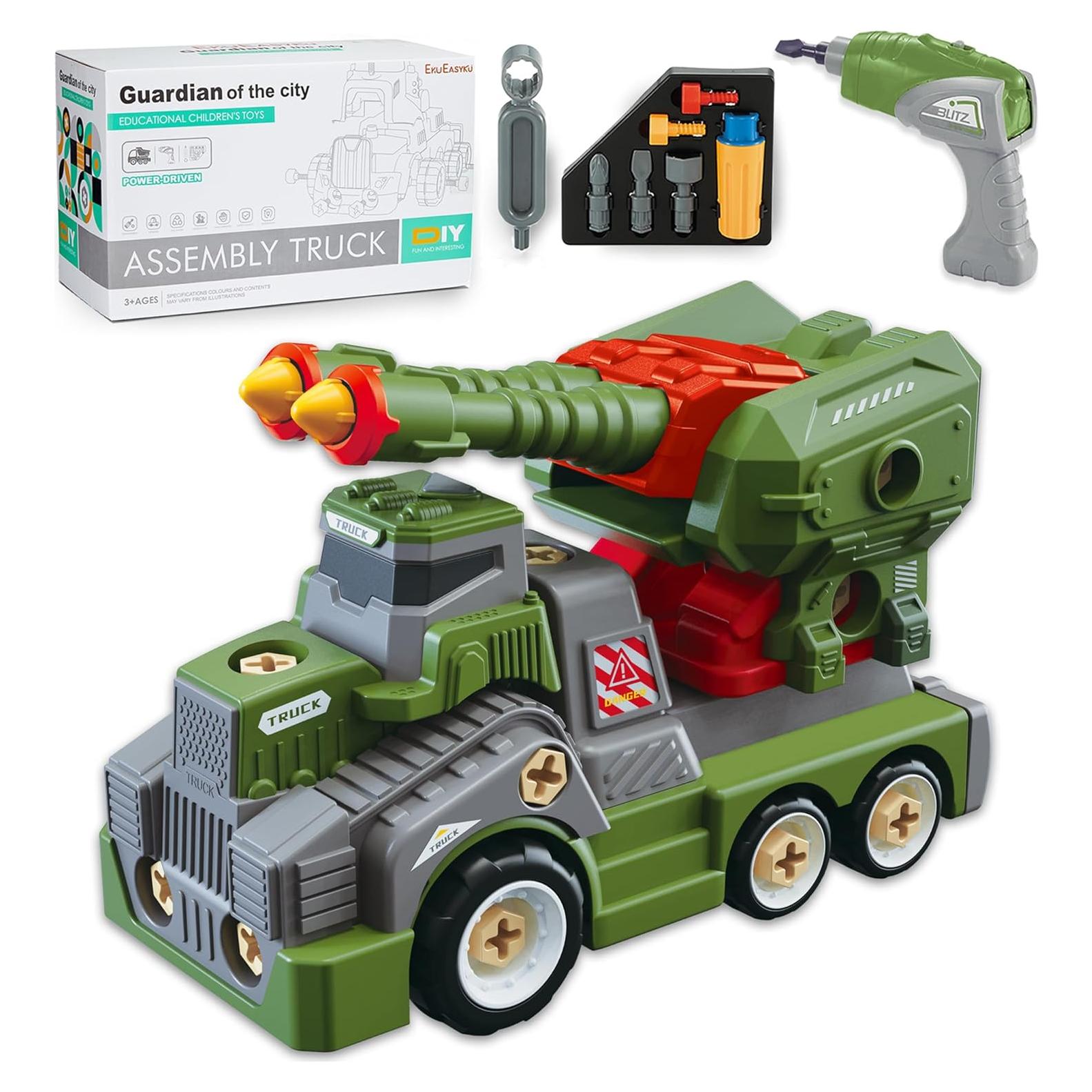 Camión Militar EKU EASYKU con Taladro Eléctrico 1.59 kg