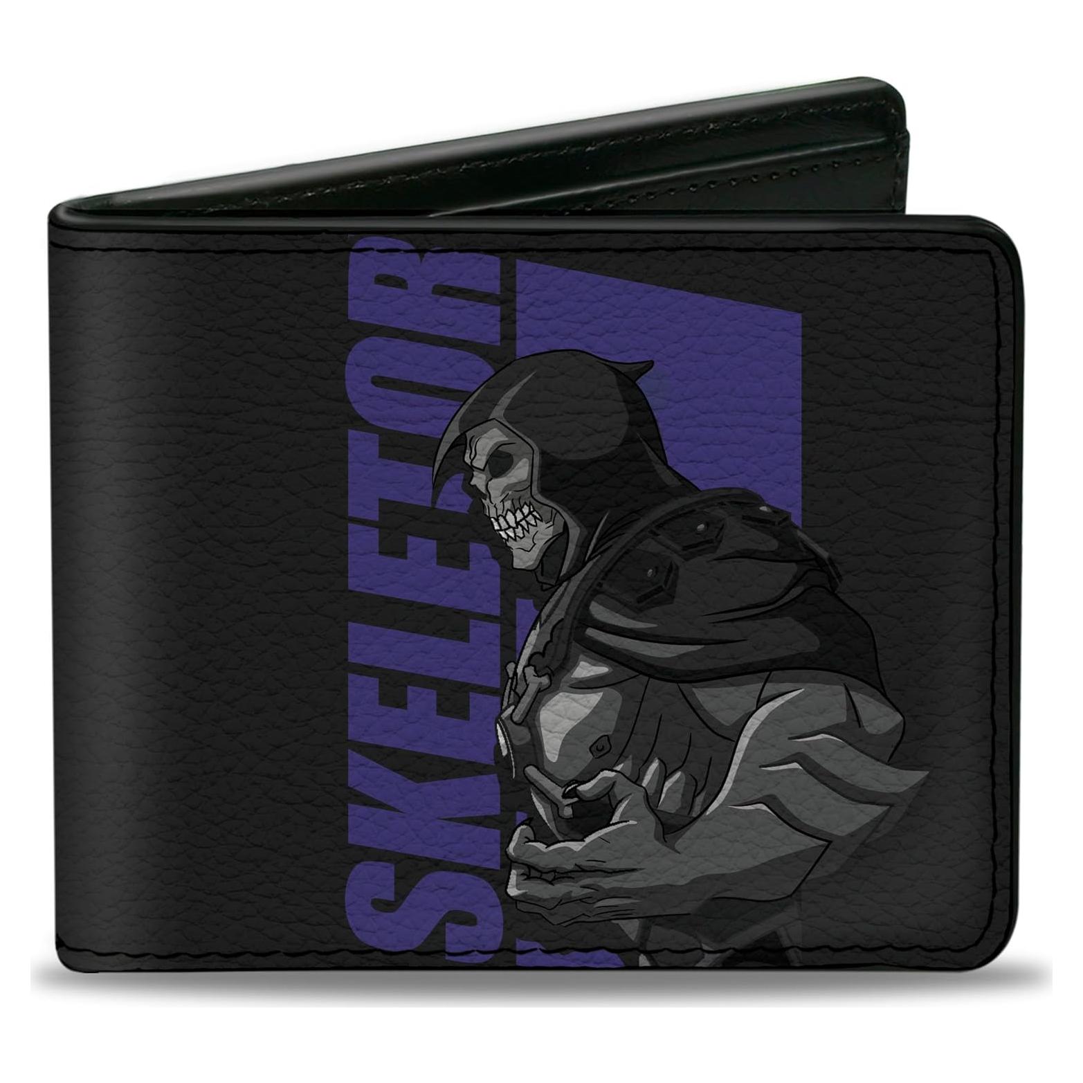 Cartera Bifold Buckle-Down He-Man y Skeletor Cuero Vegano