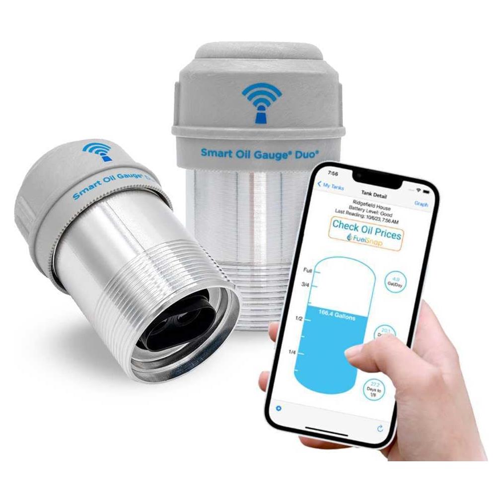Medidor de Tanque de Aceite Wi-Fi Smart Oil Gauge Duo