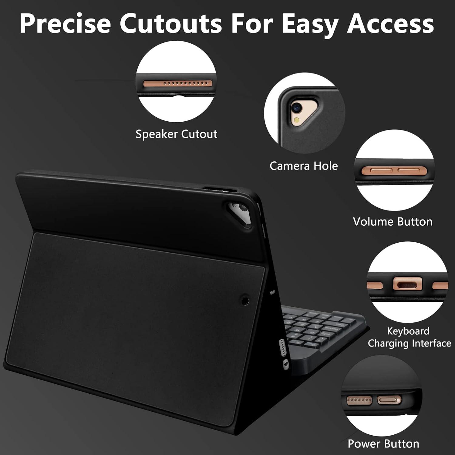 Funda Teclado Bluetooth MMK para iPad 10.2" 9ª/8ª/7ª Gen