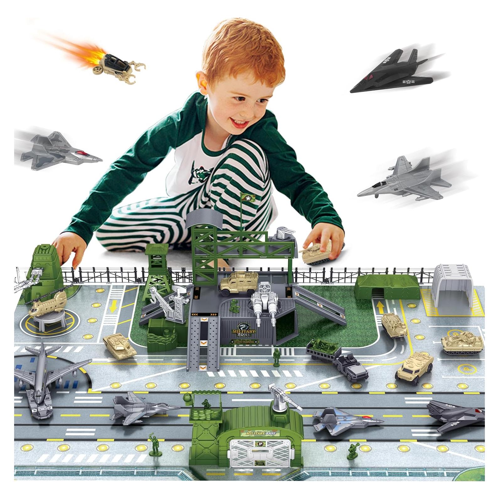 Juguete Militar XDUOYJOY con 13 Vehículos y Accesorios