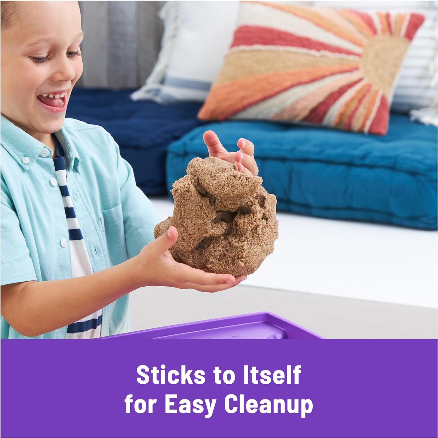 Kinetic Sand Castillo Playa Deluxe 1.13kg con Moldes y Herramientas