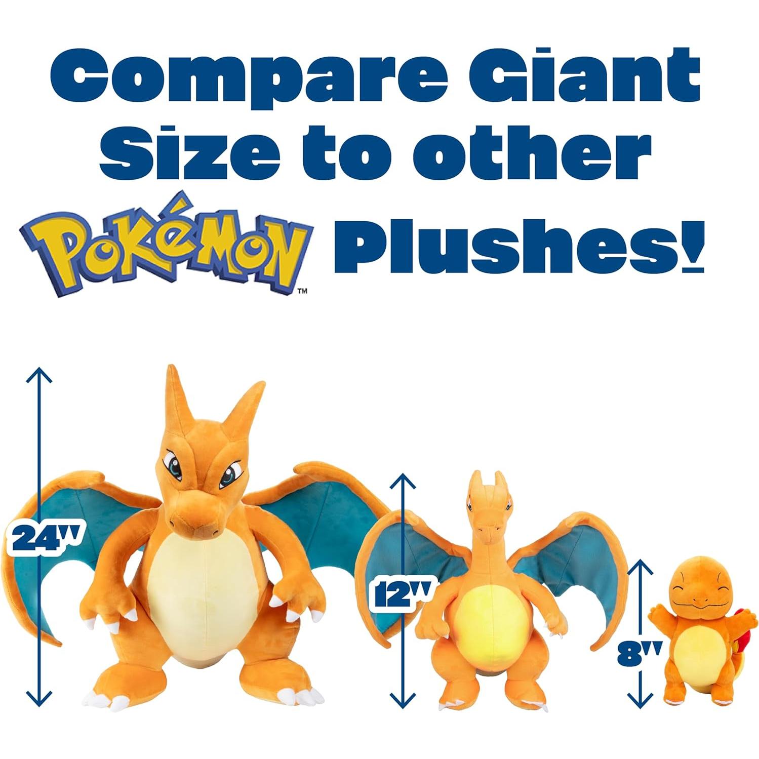 Peluche Jumbo Charizard 60 cm - Pokémon - Licencia Oficial