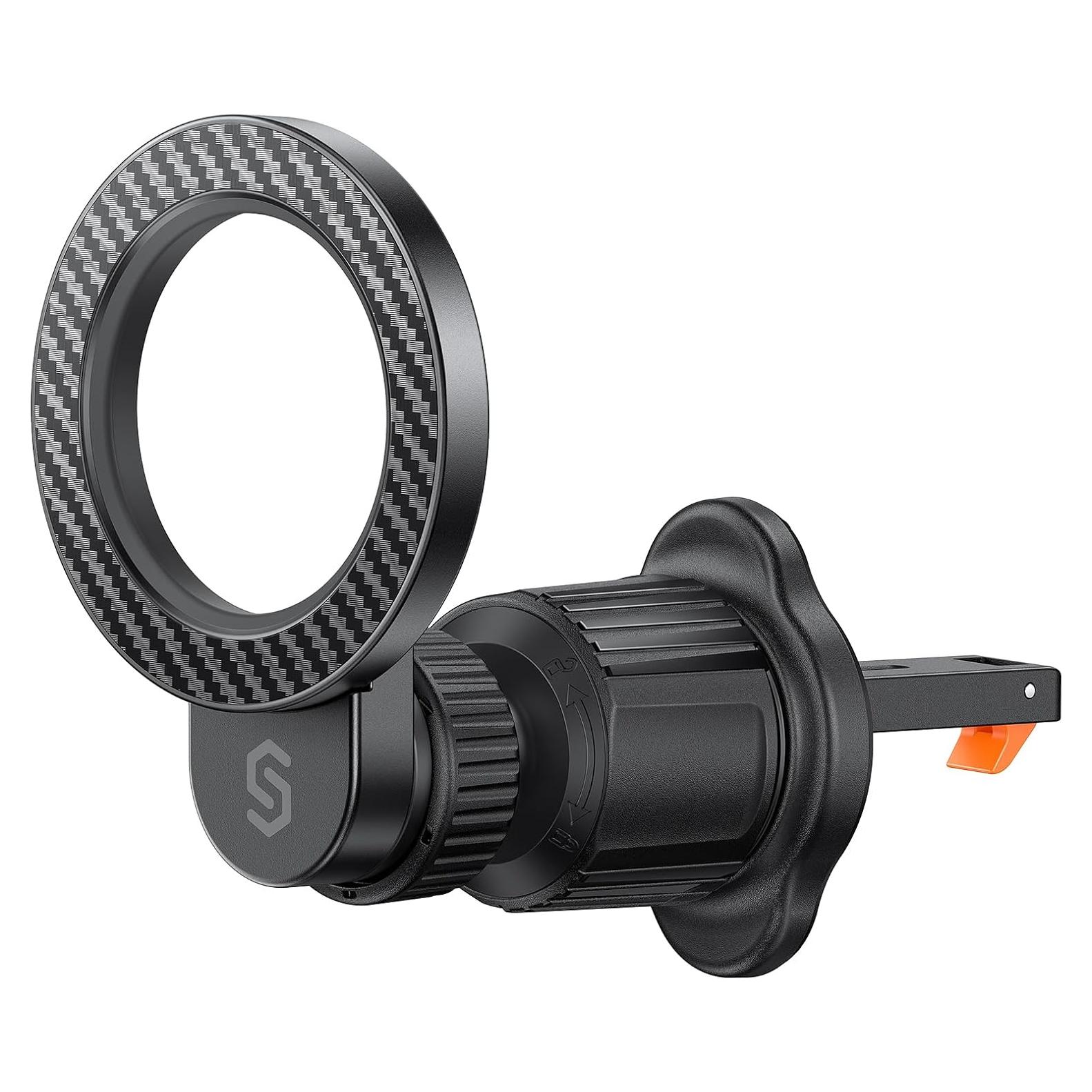 Soporte de Coche MagSafe SYNCWIRE Fibra de Carbono 360°