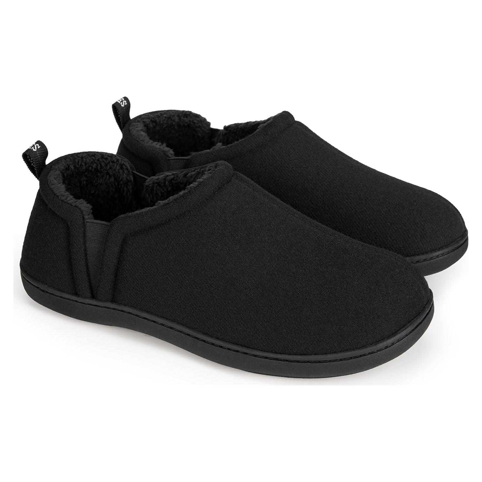 Zapatillas de Hombre Snug Leaves de Lana Sintética - Cálidas y Cómodas
