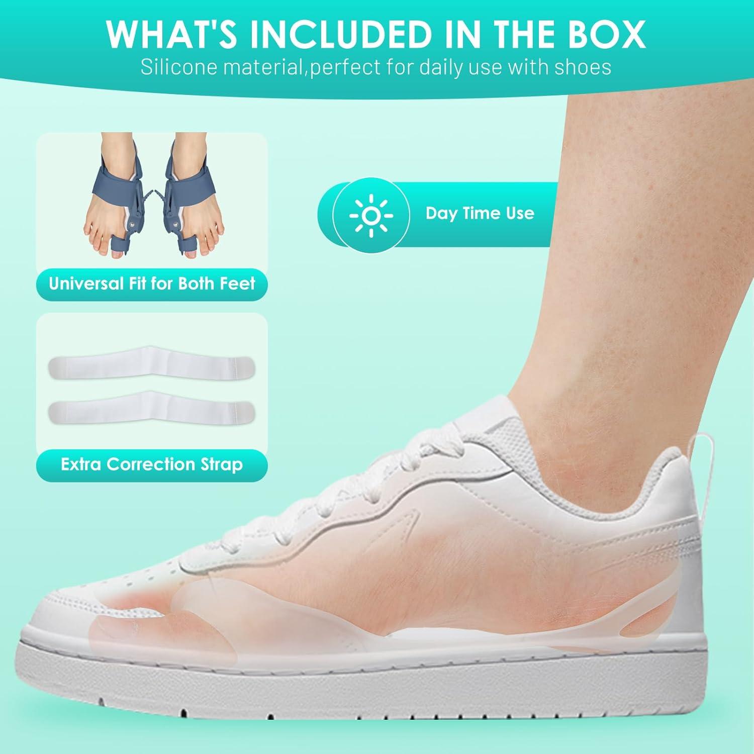 Corrector de Bunion QDAVE Ajustable para Alivio de Dolor